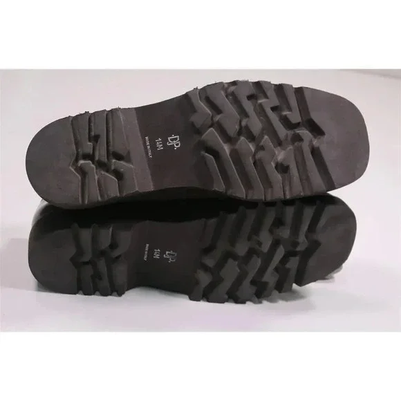 Donald J Pliner Brown Canvas Chunky Loafers 14 M - Picture 9 of 10